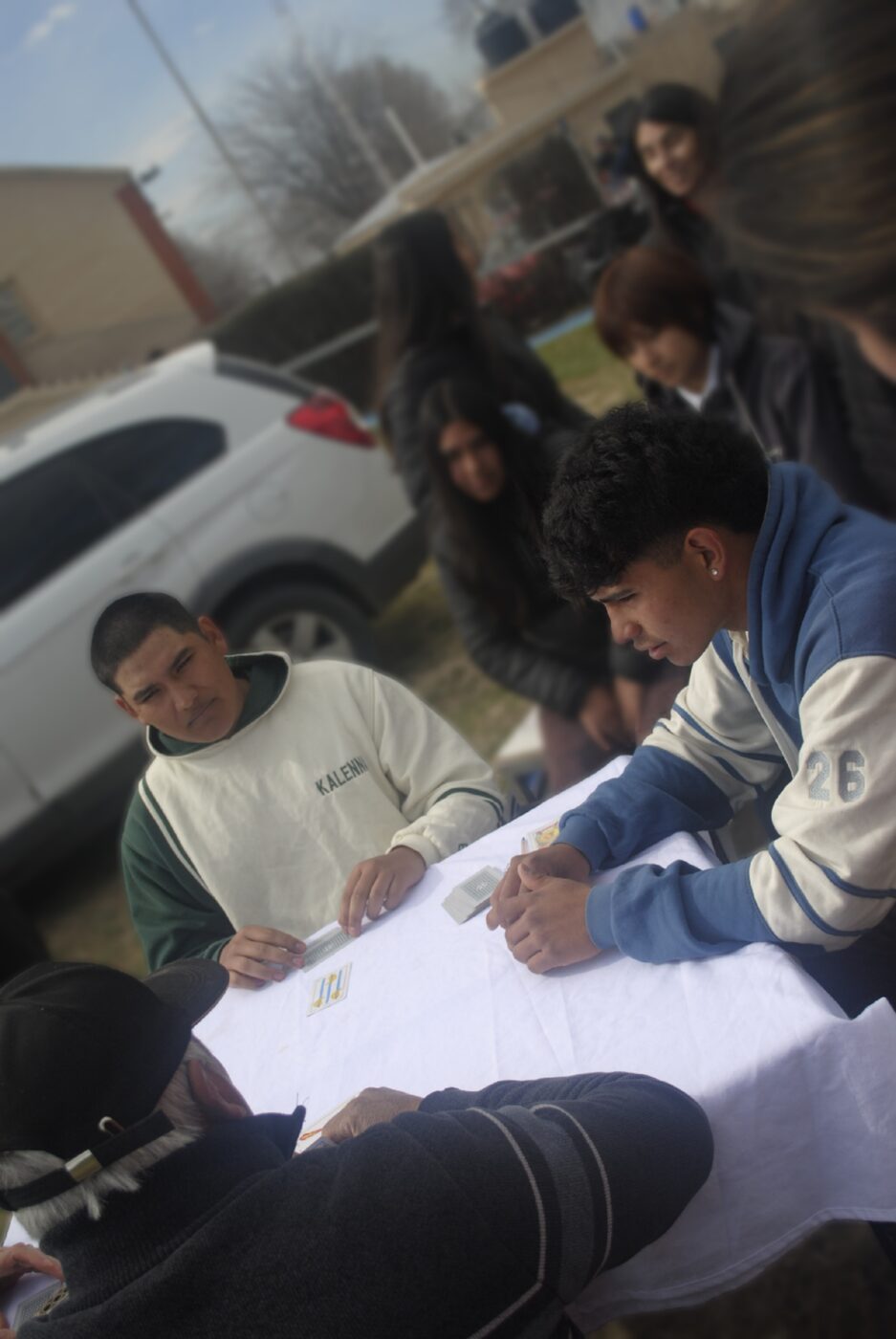 Participantes de truco en la Semana Estudiantil